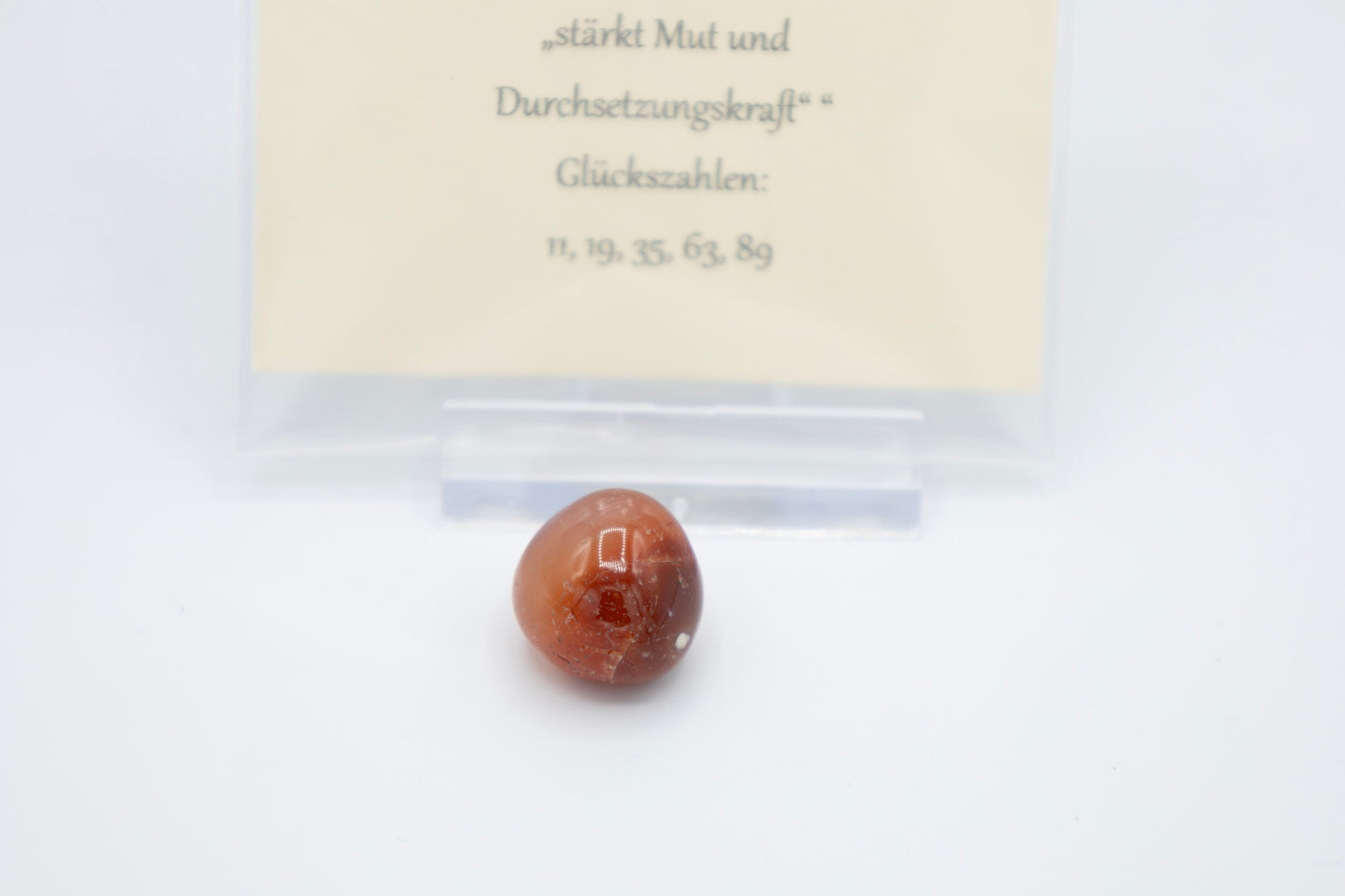 Glücksstein Skorpion Karneol