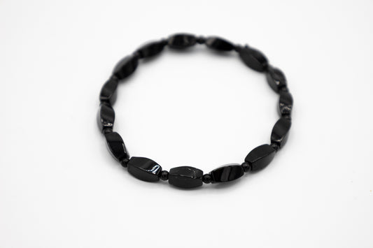 Schwarzer Turmalin Armband
