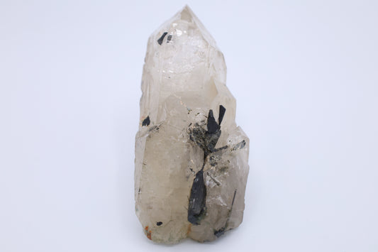 Bergkristall mit Turmalin
