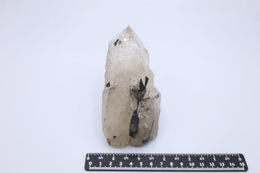 Bergkristall mit Turmalin