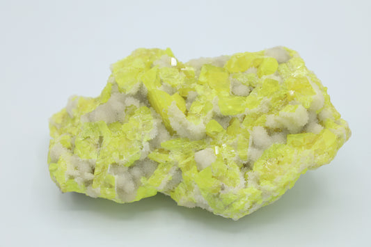 Schwefel mit Calcit