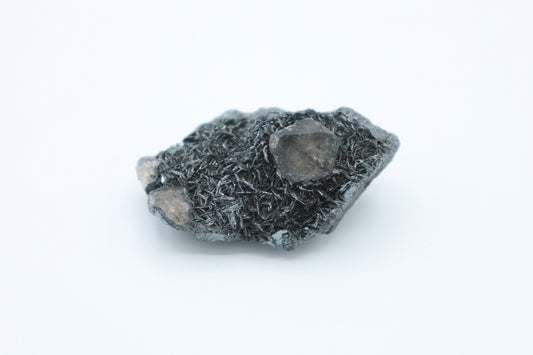 Rauchquarz mit Hämatit
