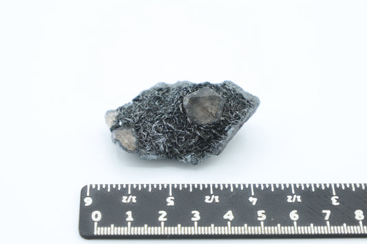 Rauchquarz mit Hämatit